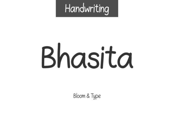 Bhasita: A Playful Handwritten Font for Editorial Design