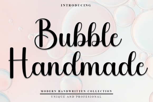 Bubble Handmade: A Festive Font for Campaigns