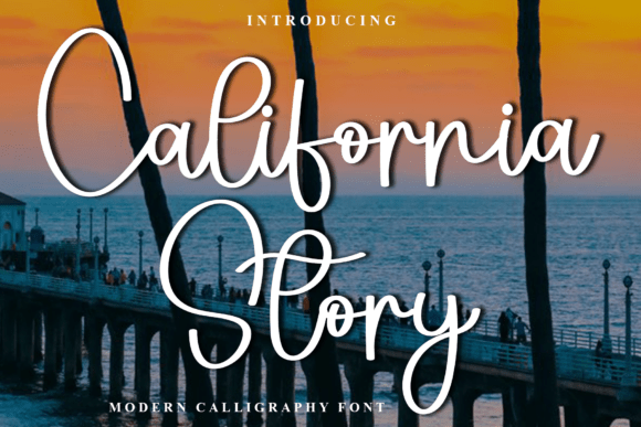 California Story: A Script Font for Modern Web Design