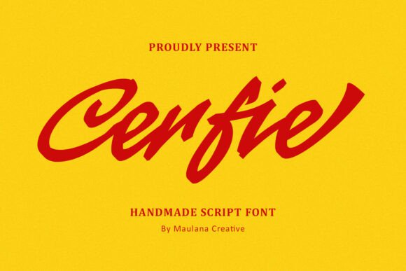 Cerfie: A Font That Breathes Life Into Your Craft