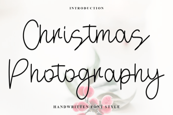 Christmas Photography: A Font That Elevates Your Brand
