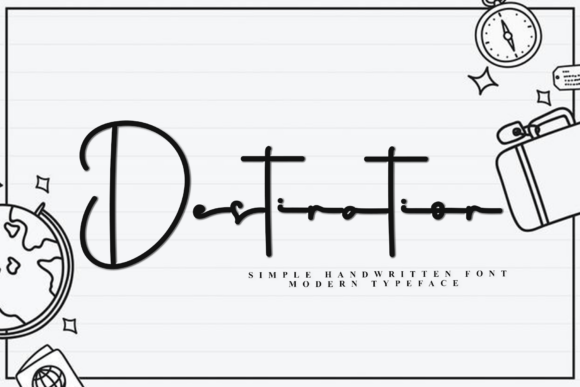 Destination: A Festive Script Font for Web Design