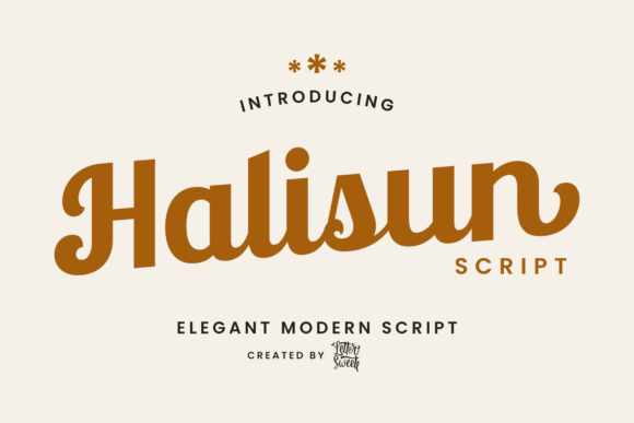 Halisun Script: A Timeless Choice for Branding and Design
