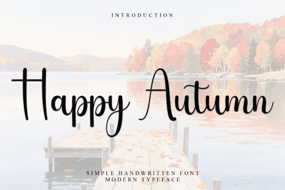 Happyautumn: The Perfect Font for a Festive Brand