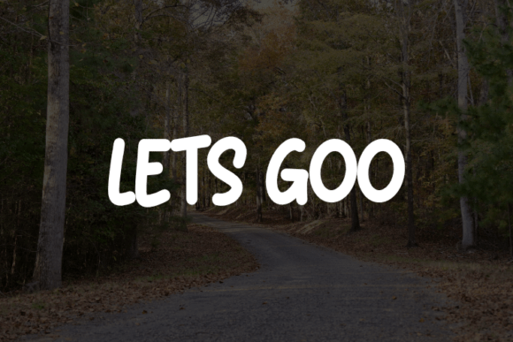 Let’s Goo: A Script Font for Editorial Design and Creative Expression
