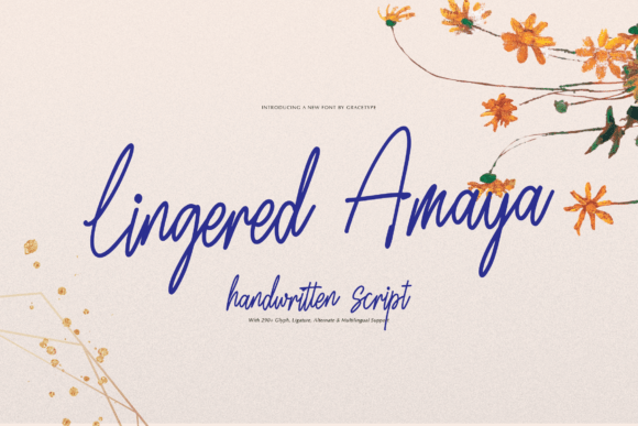 Lingered Amaya: A Font for Digital Design