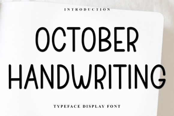 October Handwriting: A Script Font That Elevates Web Design