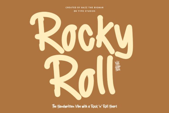 Rocky Roll: A Font That Speaks to the Soul of Handmade